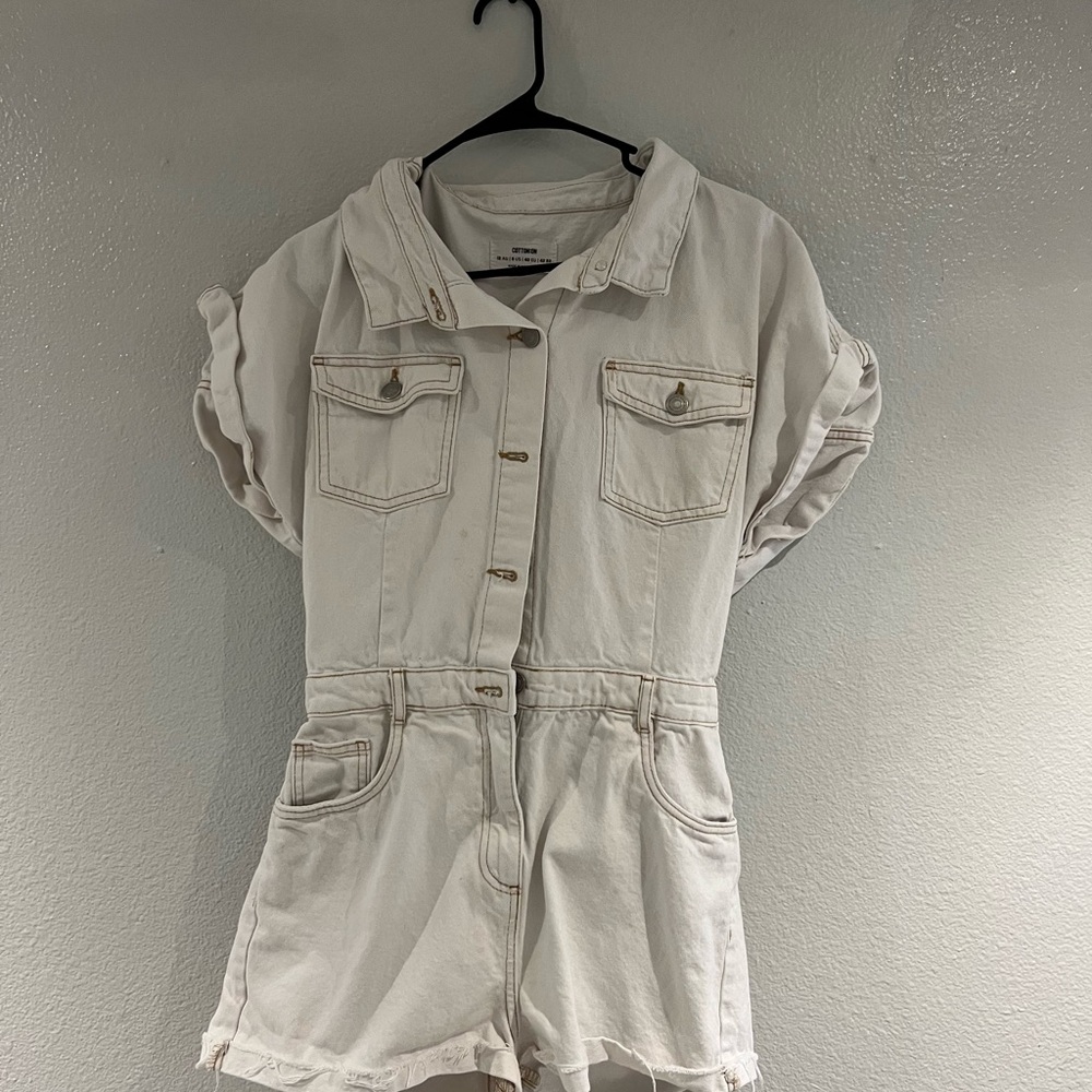 Cotton On Cream Jumpsuit